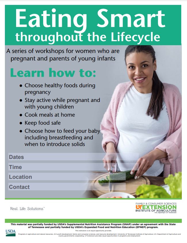 Eating Smart Throughout the Lifecycles flyer