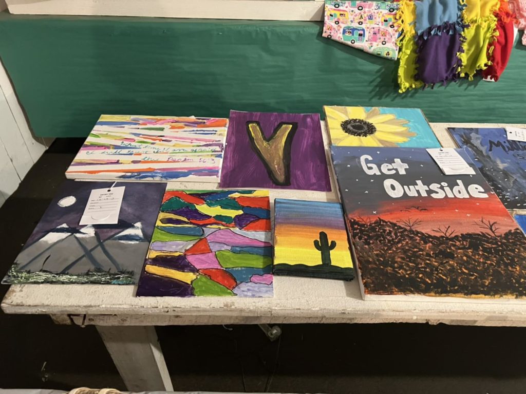 Image of more 4-H paintings